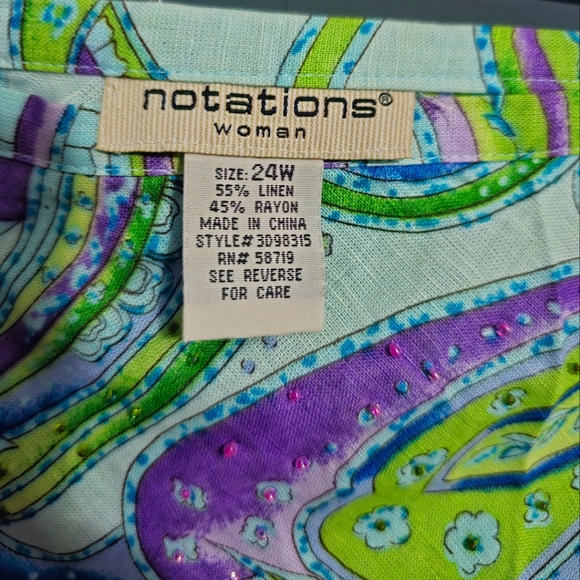 Notations Skirt - Picture 6 of 7